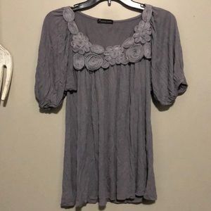 Top with detail chest.